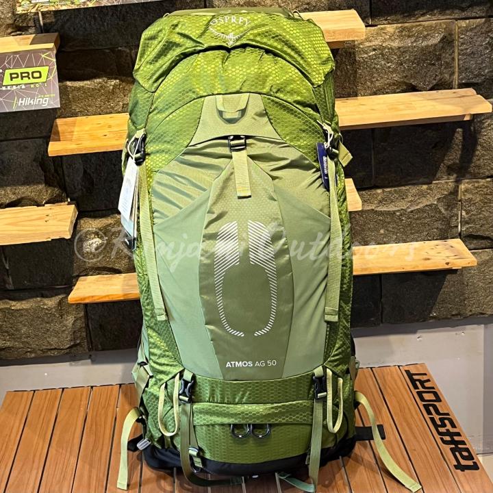 TAS CARRIER OSPREY ATMOS AG 50L S22 GARANSI RESMI TAS GUNUNG