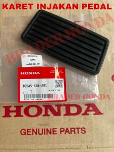 KARET PEDAL INJAKAN REM BRAKE STOP ACCORD S84 VTI VTIL CM5 ODYSSEY RB1 RB3 CRV GEN 2 3 RD4 RD6 RE1 RD3 CIVIC ES CENTURY VTI VTIS FD1 FD4 FB1 FB3 1998 2000 2006 2008 2009 2010 2011 2012 2013 HONDA 46545-S84-A81 ASLI ORIGINAL MATIC RUBBER PAD COVER CVT AT
