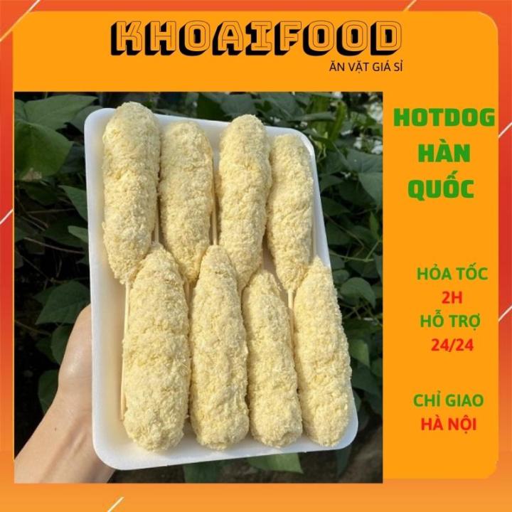 Hotdog xúc xích phô mai Hàn Quốc đồ chiên, đồ ăn nhanh truyền thống Hàn