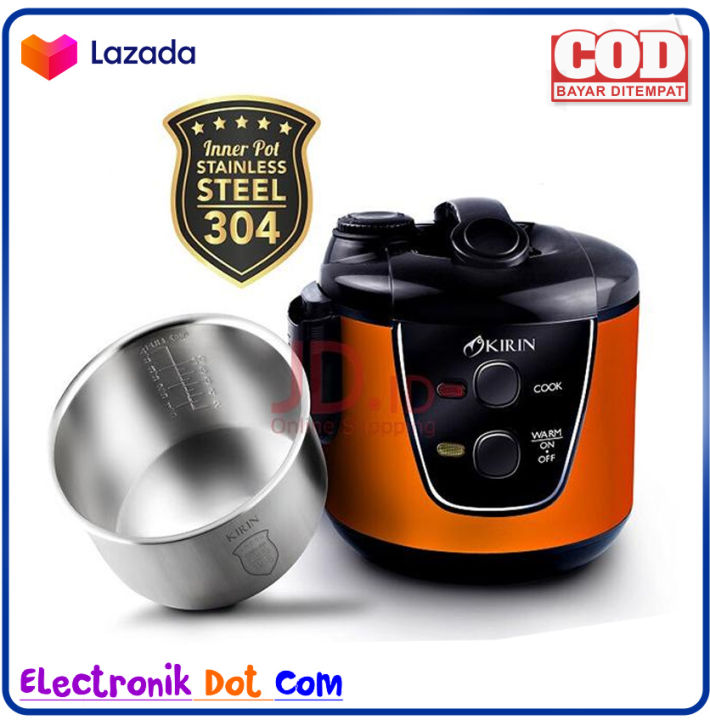 KIRIN KRC 389 Rice Cooker liter Panci Luar Dalam Stenlies Iner