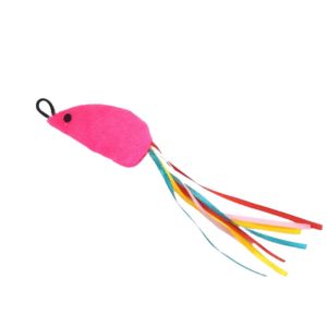 EO4MD 1.8m Cat Teaser Stick Telescopic Four-section Cat Interactive Stick Funny Catcher Toy Fishing Pole Wand Pet Supplies