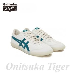 Original Tiger Shoes Dexun Classic White/dark Green Mens and Womens Canvas Non-slip Wear Resistant Comfortable Fashion Casual Sneakers 1183A862-105