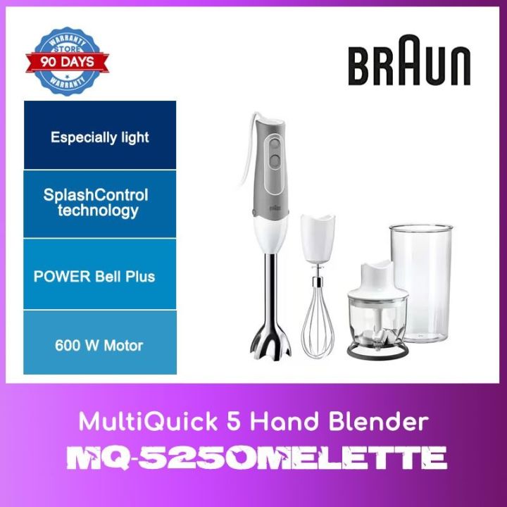 Braun MQ525Omelette Multiquick 5 600W Blender WITH 3 MONTHS SHOP