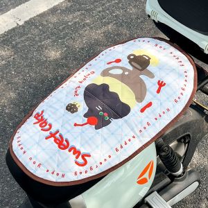 电动车坐垫夏季防晒防紫外线翻翻垫四季通用摩托车电瓶车隔热垫子Electric bike seat cushion summer sun protection and UV protection flip over pad all season universal motorcycle electric bike insulation pad