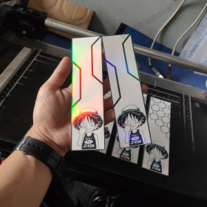 Alloy Top Box Sticker Waterproof Luffy Bully (HOLOGRAPHIC)