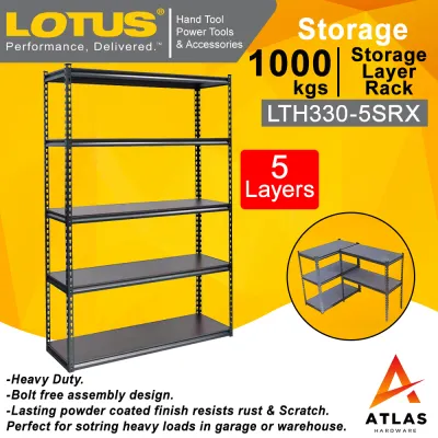 Lotus 5 Layer Storage Rack 1000kgs LTH330-5SRX