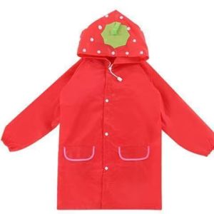 3-9 Year Kids Raincoat Kindergarten Boy Girl Baby Cartoon Style Waterproof Pupil Raincoat