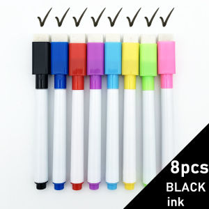 ALAT MEWARNAI SPIDOL 2 IN 1 ISI 8PCS PER SET SPIDOL WARNA WARNI + PENGHAPUS MAGNET KERING WHITEBOARD