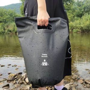 MEEU Convenient Car Wash Bucket Fishing Convenient Water Storage Bag Portable Bucket Storage Bag Collapsible Bucket Fishing Bucket Water Bucket Folding Bucket