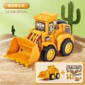 Engineering Vehicle Model Car Excavator Bulldozer Children Educational Construction Toy Boy Girl Gift | Self Stick Cute Stickers Label for Kids