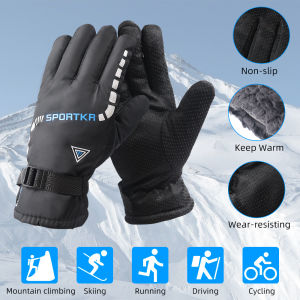 Chasers Outdoor Store 1Pair Super light waterproof winter ski motorcycle riding snow warm gloves for men and women