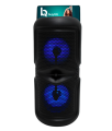 Rechargeable Bluetooth Wireless 4 inch KTX 1259 Speaker with Portable Mobile Phone Holder Function. 