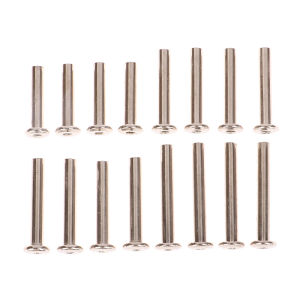 [tianjunmaoyi] 4Sets stainless steel luggage screws luggage accessories Luggage Wheels Bolts