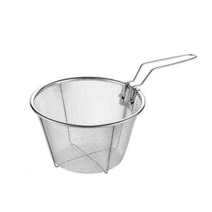 MIRACLE HOME STORE Home French Fries with Handle Foldable Kitchen Mesh Net Frying Basket Filter Food Colander Cooking Tools
