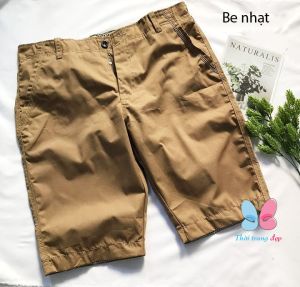 Quần kaki lửng cho nam 66-73kg Dáng suông ôm vừa - lungdai size 34 35 36