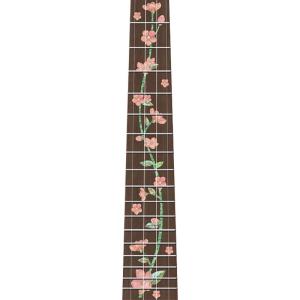 23inch Ukulele Fretboard Sticker Ukulele Fretboard Note Decal Guitar Inlay Sticker Label Decals Stickers for Beginner