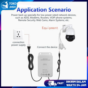12v2a Mini ups /modem cctv/backup router