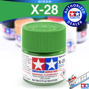 🌈 TAMIYA 81528 X-28 PARK GREEN ACRYLIC MINI 10ML PLASTIC MODEL HOBBY ACTION FIGURE TOY PAINT VCA GUNDAM SINGAPORE