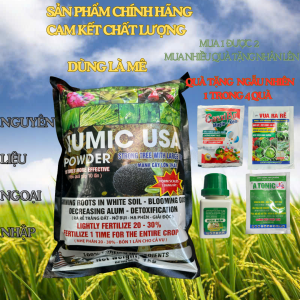 HUMIC USA VẢY 1KG MUA 1 GÓI ĐƯỢC TẶNG 1 QUÀ NGẪU NHIÊN DỄ TRỘN PHÂN HỮU HIỆU CAO CẤP XÀI SIÊU RA RỄ HẠ PHÈN CAO