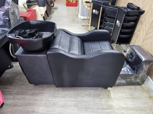 🔥ส่งฟรีทั่วไทย🔥ราคาถูก ใหญ่ คุ้มค่า เตียงสระ ขนาดใหญ่ พร้อมอ่างพลาสติกสีดำ เตียงสระผม 🌷ตรงจากโรงงาน