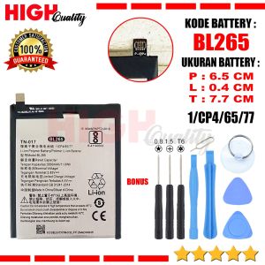 Baterai Batrai High Quality BL265 ( 1|CP4/65/77 ) Compatible Hp Moto M  XT1662  XT1663