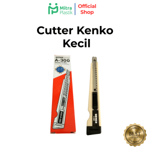 Cutter A300 Cutter Kecil Cutter Kantor Cutter Kertas Cutter Murah Cutter Kenko