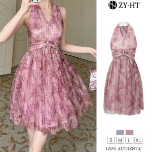 ZYHT EraVogue Womens Dress Pink Dress Blue A-Shape Dress Sleeveless Dress Work Dress Hiso Dress Vintage Dress Dress Party Evening Dress 70331