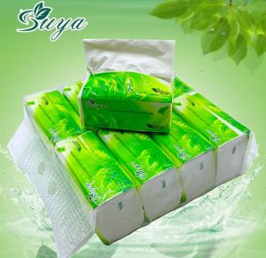 480 sheets 1pack (8pcs) SUYA Organic green tea Facial Tissue 4 ply