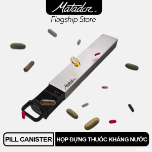 Hộp đựng thuốc chống nước Matador Pill Canister chất liệu Vỏ nhôm Anodized Cao Cấp_ Hàng chính hãng Bảo Hành 12 Tháng