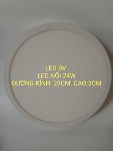 Đèn LED ốp trần nổi 12w18w24w tròn-vuông