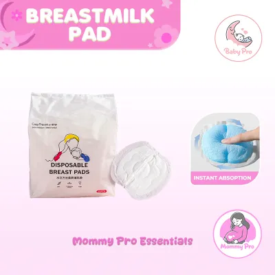 Mommy Pro Nursing Breast Pads Disposable Anti-Leak Milk Pads for Mommies - Instant Absorption