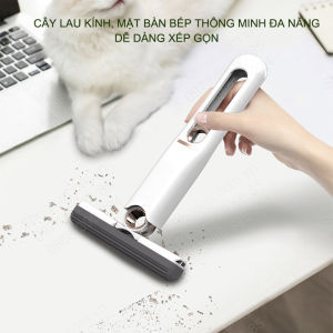 Cây lau kính mặt bàn bếp đa năng thông minh thế hệ mới dễ dàng xếp gọn