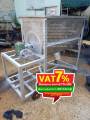 เครื่องผสมปุ๋ย เครื่องผสมอาหารสัตว์สแตนเลสแนวนอน ขนาด 200-300kg.ราคารวมและไม่รวมมอเตอร์3แรง#4000. 
