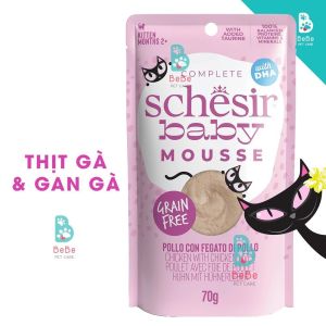 Pate Tiki Cat Schesir After Dark & Baby Cat In Mousse Cho Mèo Mọi Lứa Tuổi