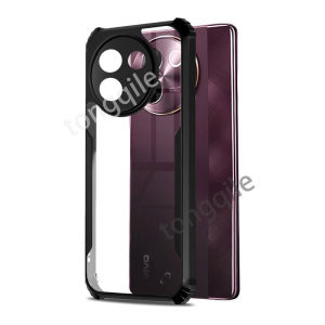 ปลอกอะครีลิคสำหรับ Vivo V30e 5G V30 VivoV30e E Lite 2024มุมมองที่ชัดเจนเคสโทรศัพท์โปร่งใสเคสกันกระแทกมือถือฝาหลังน้ำหนักเบากรอบ TPU แบบนุ่มป้องกันการตก