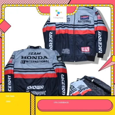 Jaket Sunmori Team Honda Internasional Jaket Racing Jaket Pria Jaket Motor