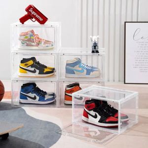 HOL Heavy Duty Crystal Clear Magnetic Acrylic SHOEBOX Sneaker Shoe Storage Organizer