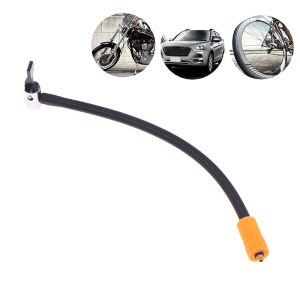 Mongin 1ชิ้นท่อเติมลมยางรถยนต์ขนาด30ซม. ท่อเติมลมล็อค M6ลมยางรถพร้อมวาล์วเติมลมแบบมาตรฐานอะไหล่เติมลมได้อย่างรวดเร็ว