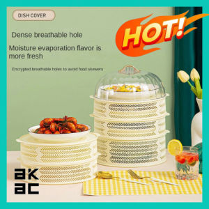 Stacked Hollow Vegetable Cover Dust-proof and anti-mosquito multi-layer hollow dish cover Leftovers Storage Box Plastic Cover