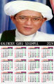 Kalender Tahun 2024 Motiv Photo ulama. 