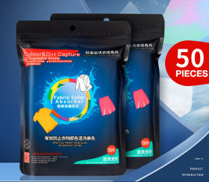 Kinbata 35pcs Colour Absorber Laundry Sheet Absorption Colour Catcher Sheet