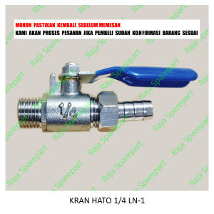 KRAN COMPRESOR/KRAN HATO 1/4 LN-1