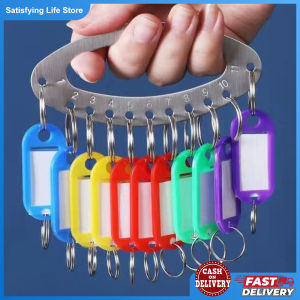 11 Bit Stainless Steel Outdoor Tools Key Manager Key Organizer Key Chains Holder Keychain With Key Labels Keys Assortment