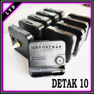 10 pcs mesin jam dinding model detak hemat baterai
