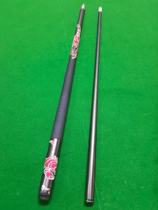 Gậy bida Mỹ chín bi 1/2 gậy bida sợi carbon chia đôi đầu lớn phong cách Trung Quốc gậy bida đen tám đồ dùng bida