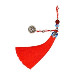 Chinese Style Bell Tassels Pendant Keychain Bag and Phone Case Hanging Ornament Handmade Car Interior Decoration