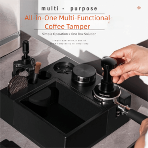 BAGUO Có thể tháo rời Trạm giữ tamping espresso Có thể điều chỉnh Đế chống trượt Trạm nén cà phê Chuyên nghiệp Giảm xóc Bộ tổ chức cà phê Barista Phụ kiện Portafilter