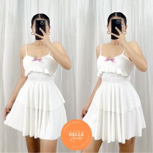 Belle Aurelle Maloi Ribbon Flowy Dress I Small To Semi Large I Trending Now On Sale