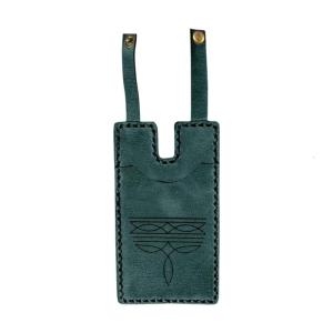 Da thủ công Boot Wallet bốt Tây chủ với Snap dây đeo đóng da Boot Wallet đối với phụ nữ đi bộ đường dài