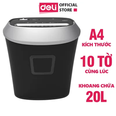 Máy Hủy Tài Liệu Cao Cấp Deli Chính Hãng - Phù Hợp Cho Bảo Mật Giấy Tờ Trong Doanh Nghiệp Văn Phòng Nhà Trường - E9948